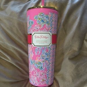 Pink Floral Tumbler